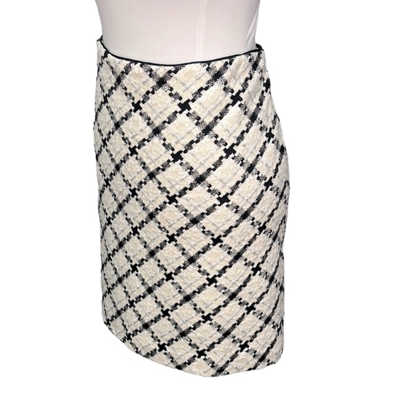 WHBM Wool Windowpane Skirt - Picture 2 of 4